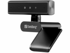 Sandberg Webová kamera, Face-ID Webcam Mini Pro, 2K s Windows Hello, černá