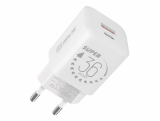 OBAL:ME GaN Cestovní Nabíječka USB-A + USB-C 36W White OBAL:ME GaN Cestovní Nabíječka USB-A + USB-C 36W White