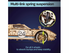 Ugears 3D dřevěné mechanické puzzle UGT-24 Endurance Racer