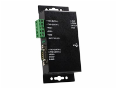 StarTech.com 1 Port Metal Industrial USB to RS422/RS485 Serial Adapter w/ Isolation (ICUSB422IS) - Sériový adaptér - USB - RS-422, RS-485 - cerná