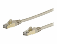 StarTech.com 7m CAT6A Ethernet Cable, 10 Gigabit Shielded Snagless RJ45 100W PoE Patch Cord, CAT 6A 10GbE STP Network Cable w/Strain Relief, Grey, Fluke Tested/UL Certified Wiring/TIA - Category 6A - 