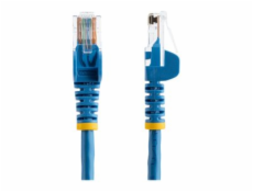 StarTech.com 3m Blue Cat5e / Cat 5 Snagless Patch Cable - Patch kabel - RJ-45 (M) do RJ-45 (M) - 3 m - UTP - CAT 5e - lisovaný, provedení bez hrbolku - modrá