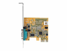 StarTech.com PCI Express Serial Card, PCIe to RS232 (DB9) Serial Interface Card, PC Serial Card with 16C1050 UART, Standard or Low Profile Brackets, COM Retention, For Windows & Linux - PCIe to DB9 Ca