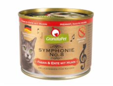 GRANATAPET Symphonie  No.8 Pheasant and duck with chicken - mokré krmivo pro kočky - 200g