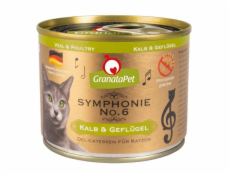 GRANATAPET Symphonie  No.6 Veal and poultry - mokré krmivo pro kočky - 200g