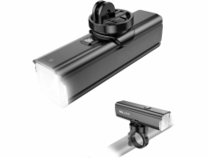 Přední cyklistická svítilna Rockbros RHL1000 24610002001 1000 lm + kabel USB-C – USB-A černá