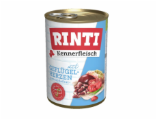 RINTI Kennerfleisch Poultry hearts - vlhké krmivo pro psy - 400g RINTI Kennerfleisch Poultry hearts - vlhké krmivo pro psy - 400g