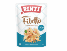 RINTI Filetto Chicken fillet with salmon - vlhké krmivo pro psy - 100g RINTI Filetto Chicken fillet with salmon - vlhké krmivo pro psy - 100g