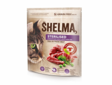 SHELMA Sterilised Beef - suché krmivo pro kočky - 1,4kg
