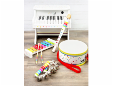 small foot Dřevěný muzikální hudební set s puntíky