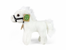 Rappa Plyšový kůň bílý 18 cm ECO-FRIENDLY