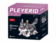 Sluban Pleyerid M38-P8017 Mechanická kočka šedo-bílá