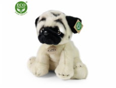 Rappa Plyšový pes mops 30 cm ECO-FRIENDLY