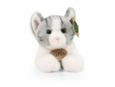 Rappa Plyšová kočka ležící šedá 20 cm ECO-FRIENDLY Rappa Plyšová kočka ležící šedá 20 cm ECO-FRIENDLY