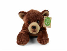 Rappa Plyšový medvěd ležící 18 cm ECO-FRIENDLY