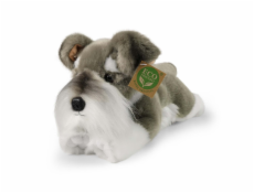 Rappa Plyšový pes knírač ležící 28 cm ECO-FRIENDLY
