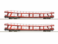 Roco Sada 2 ks vagónů na přepravu automobilů BTE - 77047