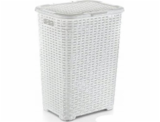 Katex Koš na prádlo.RATAN 60l-bílý 435x337x602 mm
