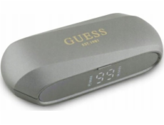 Sluchátka Guess Bluetooth GUTWSC2MCDSE TWS + Dokovací stanice Taupe Protáhlé kovové tištěné logo