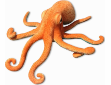 LeanToys Plyšová chobotnice Plyšová plyšová oranžová 55 cm LEAN Toys