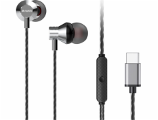 Aiwa Sluchátka do uší ESTM-50USB-C/SL stříbrná