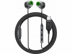 Acefast Kabelová sluchátka do uší L5 USB-C 1,2 m - černá