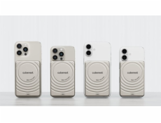 Cubenest Magnetická bezdrátová powerbanka SlimDual 5000 mAh S1B3D - černá