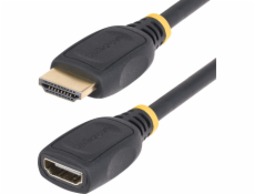 StarTech.com 3.3ft HDMI 2.0 Extension Cable, 4K 60Hz, M/F - High Speed - prodlužovací kabel HDMI - HDMI s piny (male) do HDMI se zdírkami (female) - 1 m - odstínený - cerná - podpora 4K60Hz, pasivní