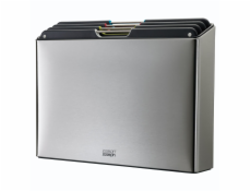 Joseph Joseph Folio 4-teiliges Schneidebrett-Set aus Edelstahl