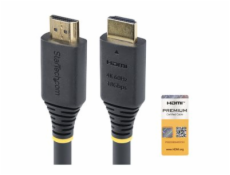 StarTech.com 2m (6.6ft) Premium Certified High Speed HDMI Cable, 4K60Hz - Prémiove vysoká rychlost - kabel HDMI s ethernetem - HDMI s piny (male) do HDMI s piny (male) - 2 m - cerná - podpora 4K60Hz, 