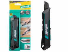 Wolfcraft Nůž PRO SAFETY s odlamovací čepelí, 18 mm wolfcraft