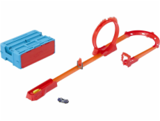 Hrací sada Mattel Hot Wheels Track Builder Stunt Fire Loop Playset HMC04 MATTEL
