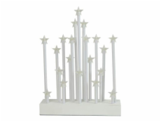 Svícen vánoční, elektrický, 20 svíček LED, 22,3 x 29,5 x 5 cm, do zásuvky