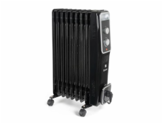 Olejový radiátor G21 Bromo černý, 9 žeber, 2000 W