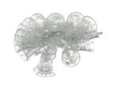 Vánoční LED řetěz Retlux RXL 491 girlanda zvonečky 20 LED WW