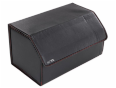 Organizér  Sixtol do kufru auta CAR COMPACT LEATHER L , 2 přihrádky, skládací, s víkem 