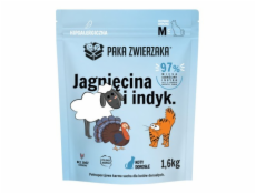 PAKA ZWIERZAKA Lamb and turkey M - suché krmivo pro kočky - 1,6kg