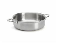 Hrnec de Buyer, 3612.24, ALCHIMY, nízký, nerezový, průměr 24 cm, objem 2,3 L, výška 7,53 cm, zahnutý okraj