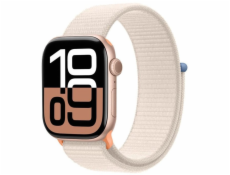 Crong Nylonový řemínek - sportovní řemínek pro Apple Watch 38/40/41/42 mm (Starlight)