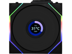 Lian Li UNI FAN TL bezdrátový LCD 120 černý ventilátor (12TLLCD1W1B)