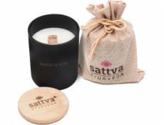 NoName SÓJOVÁ SVÍČKA MANGO A RŮŽE 200 ml - SATTVA