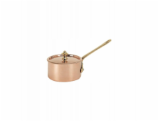 De Buyer Měděný hrnec s poklicí 9 cm