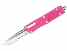 TOGO CobraTec Small Sidewinder Pink Drop Serrated Nůž