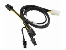 Gigabyte Kabel Gigabyte Mini SAS HD na SLIM SAS #30 900mm 12párový plochý 85ohm