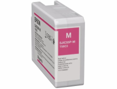 Epson SJIC55(M): INKOUSTOVÁ KAZETA PRO COLORWORKS CW-D6500/D6000-MAGENT