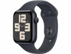 Apple Watch SE (2024) GPS 44mm Midnight Aluminium Case with Midnight Sport Band - S/M