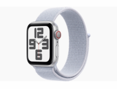 Apple Watch SE Cell/44mm/Silver/Sport Band/Blue Cloud