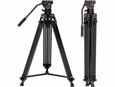 Kf Profesionální stativ pro natáčení videa Tripod + fluidní hlava / K&f Kf09.121