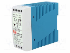 MEANWELL - MDR-60-24 - Průmyslový napájecí zdroj 24V 60W na DIN lištu