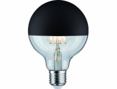 Paulmann LED žárovka G95 zrcadlová 6W 230V 520lm E27 2700K matná černá stmívatelná